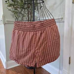 Striped Brown Short